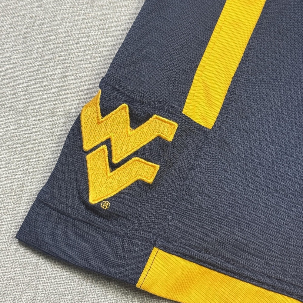 Nike West Virginia Basketball Shorts Mens 2XL Blue Athletic Drawstring Dri-FIT - Picture 6 of 11